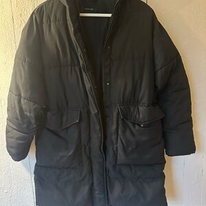 Everlane Black Puffer Coat